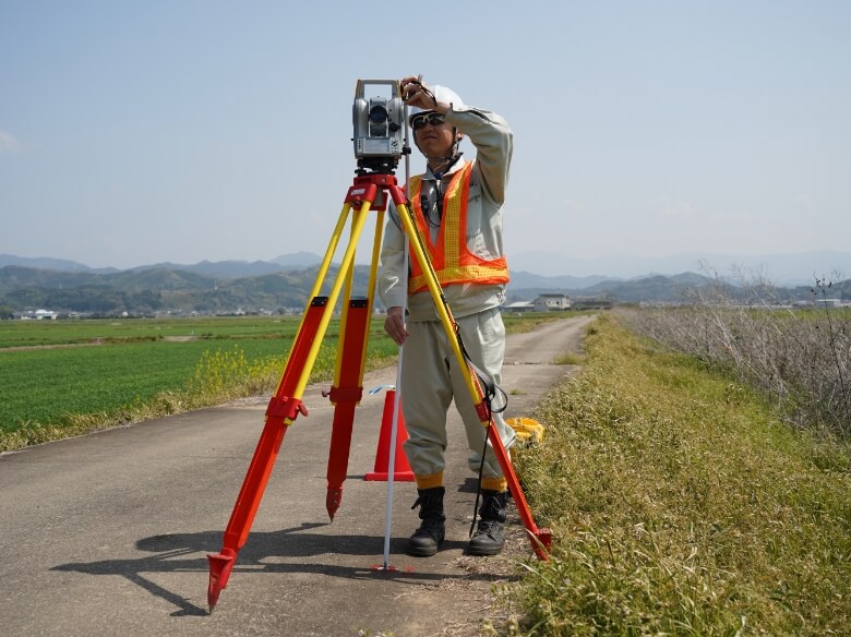 地籍調査の写真