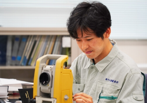 仕事中の写真