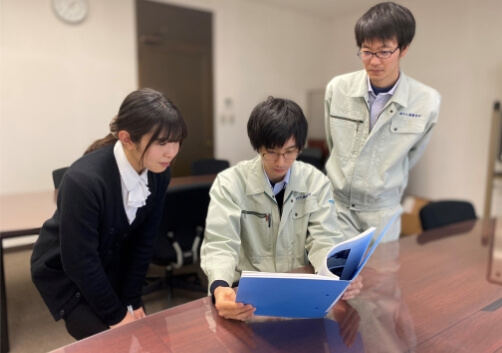 社員の写真