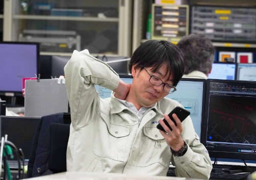 社員の写真